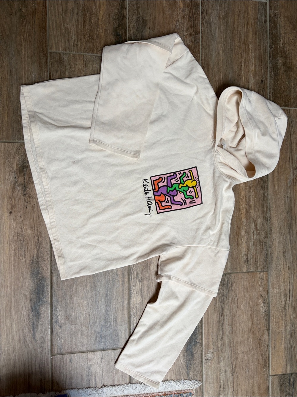 Keith Haring H&M Graphic Hoodie Shirt